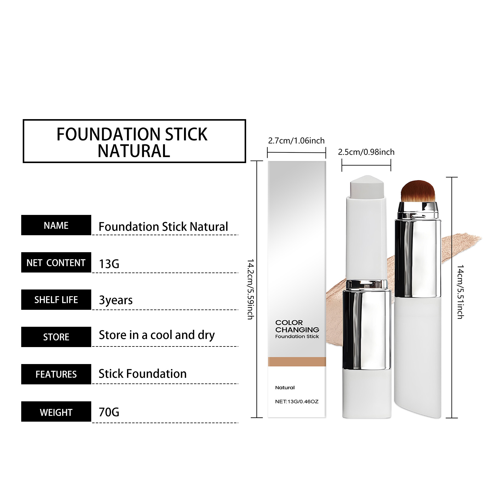 Foundation Stick Detail 1