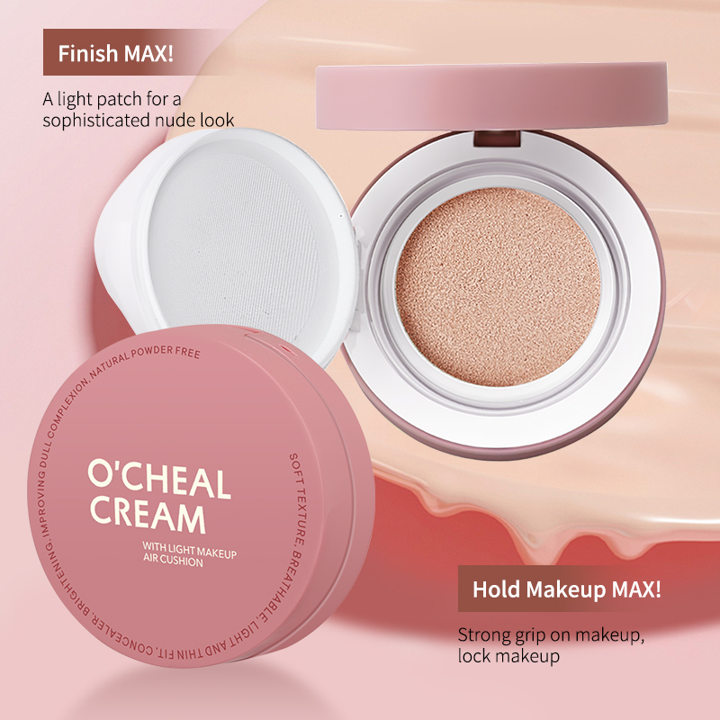 O'cheal Moisture Foundation Concealer Bb Cream Soft Moisture Breathable Air Cushion Cream for Daily Life or Office