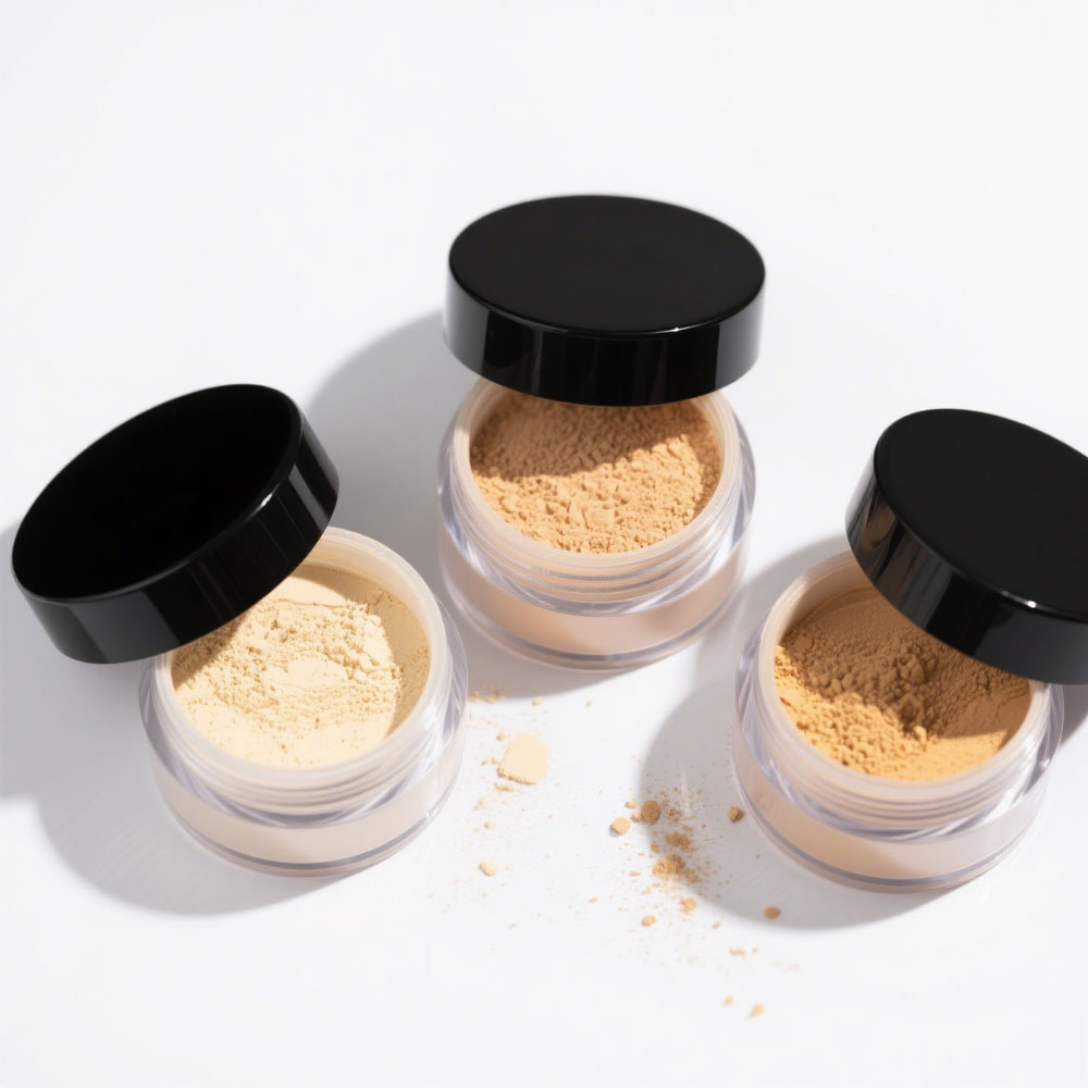 Vegan Waterproof Face Setting Loose Powder Long Lasting Oil Control Foundation Makeup