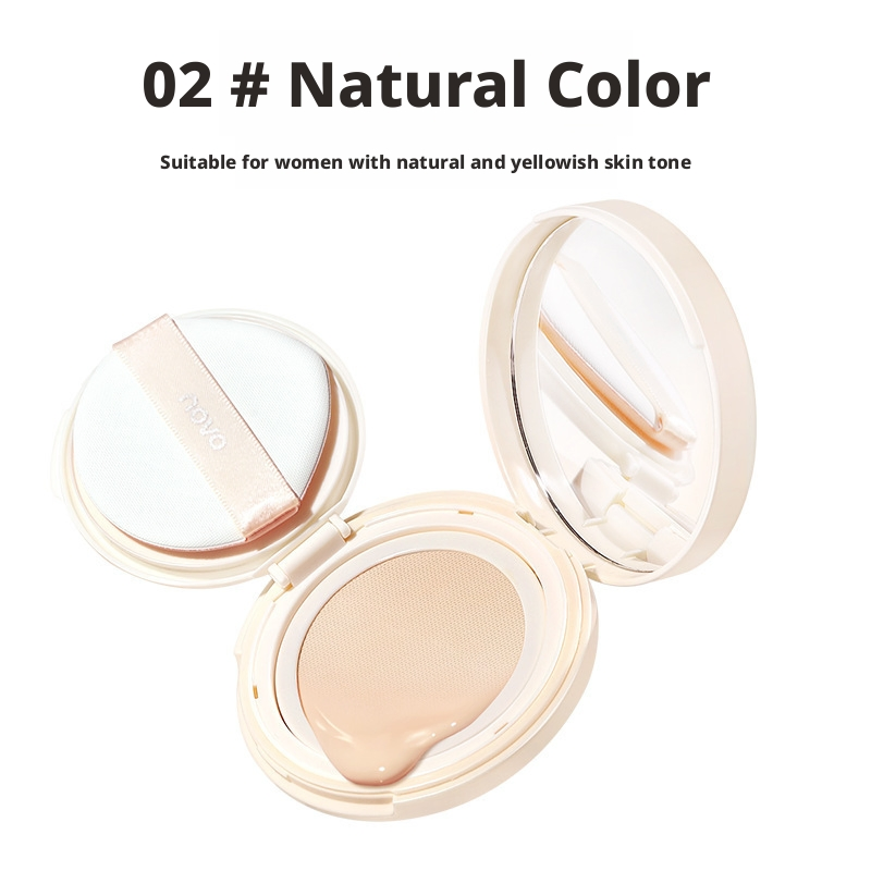 Breathable Light Silky Air Cushion Foundation Waterproof Long Lasting Makeup Air Cushion