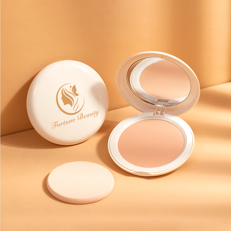High Quality Vegan Compact Pressed Powder Foundation Matte Brighten Oil Control Waterproof Setting Pressed Powder