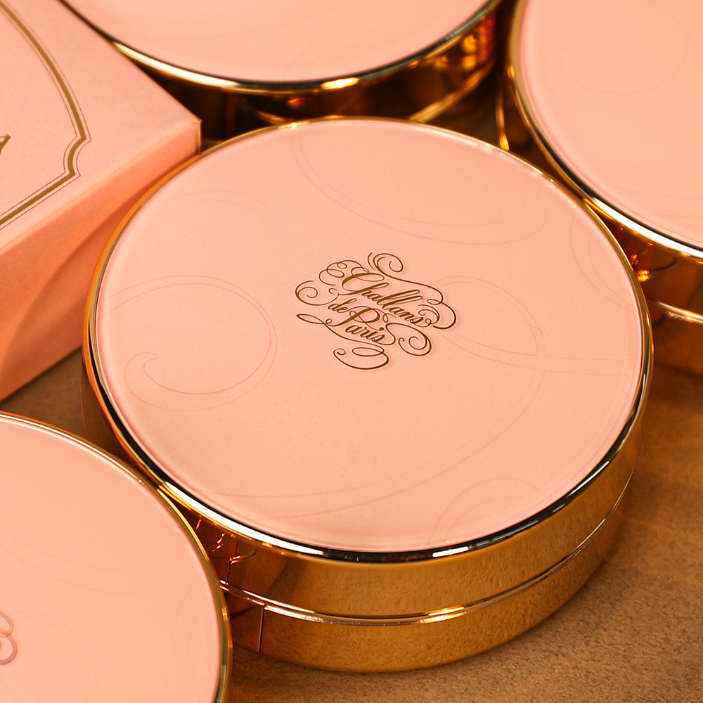 Korean Cosmetics CHALLANS De PARIS Best-Selling Cosmetics Semi-Matte Cover Cushion Full Coverage Weightless Makeup Foundation
