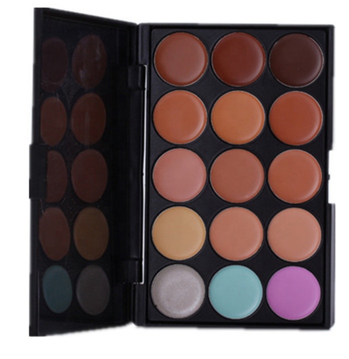 Your Own Brand Makeup Liquid Foundation 15 Colors No logo Full Coverage Concealer Palette