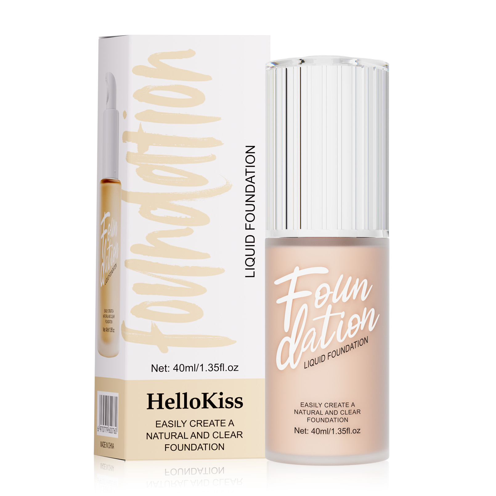 Makeup Foundation Lightweight Medium Face Full Coverage Matte Liquid Foundation Waterproof Foundation