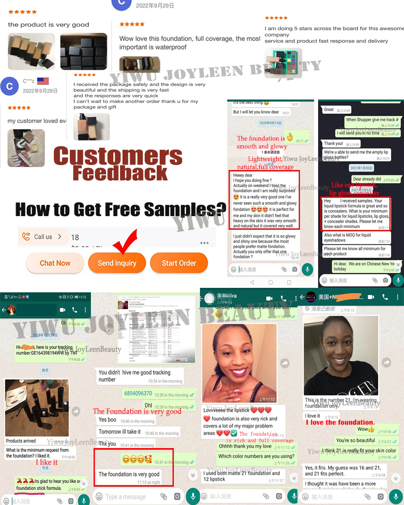Customer Feedback Screenshot