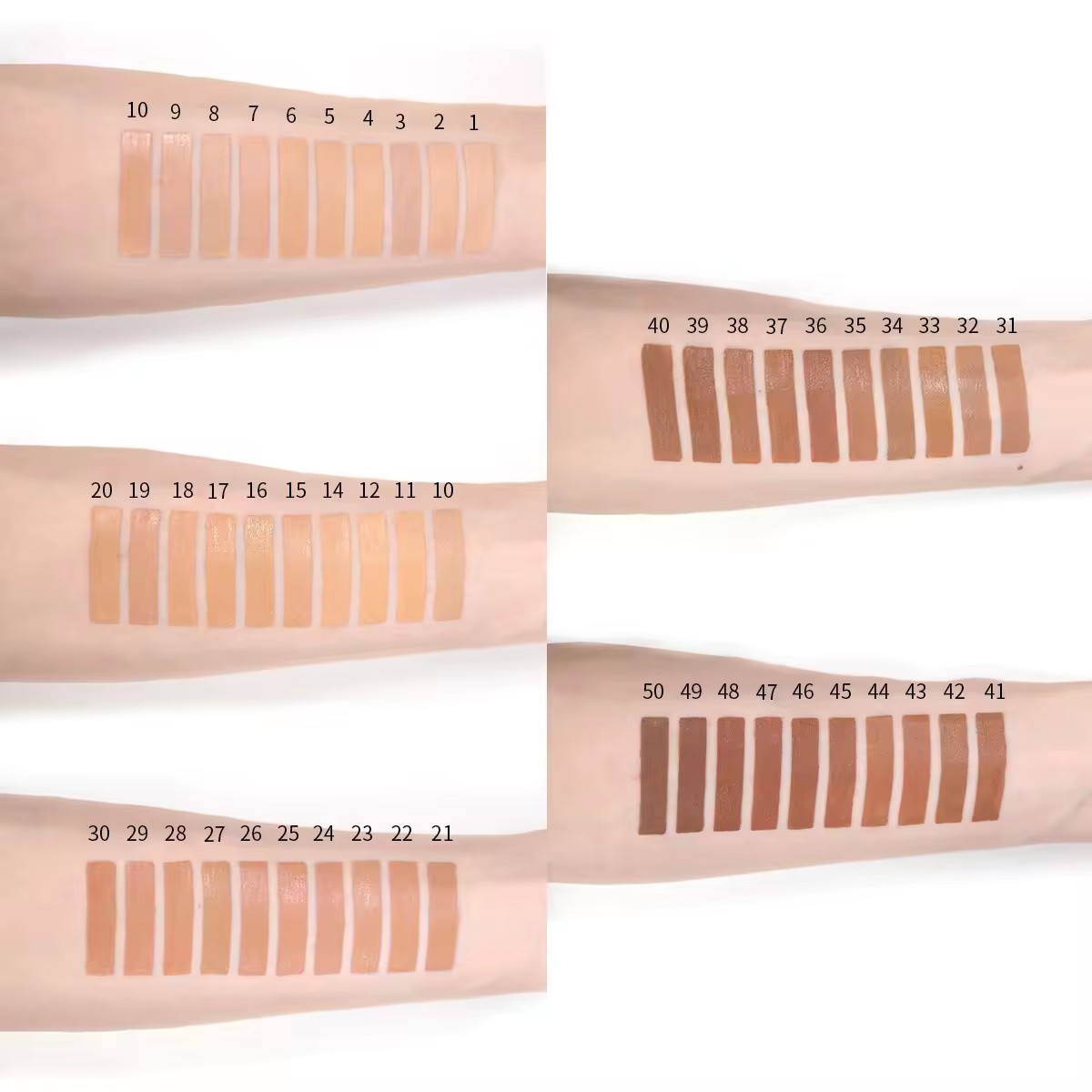Customize Your Own Face Matte Liquid Foundation Waterproof 24H Long Wear Full Coverage for All Skin Makeup Liquid Foundation