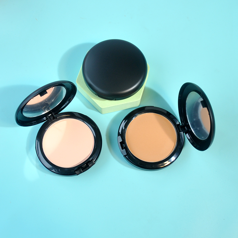Wholesale Private Label High Quality Pressed Powder Makeup Foundation Two Way Cushion Powder Cake