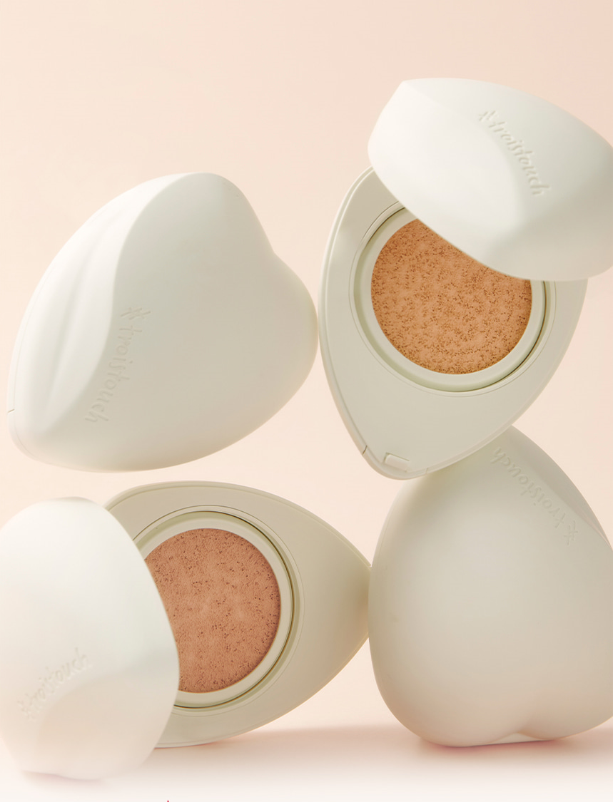 Troistouch Sand Korean Concealer Makeup #23 Matt Cushion Foundation Powder Hot Selling Wholesale Beauty Product