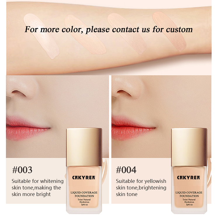 24 Hour Long-Lasting Vegan Liquid Foundation Concealer Feature Full Coverage Matte Waterproof for Skin Private Label Makeup
