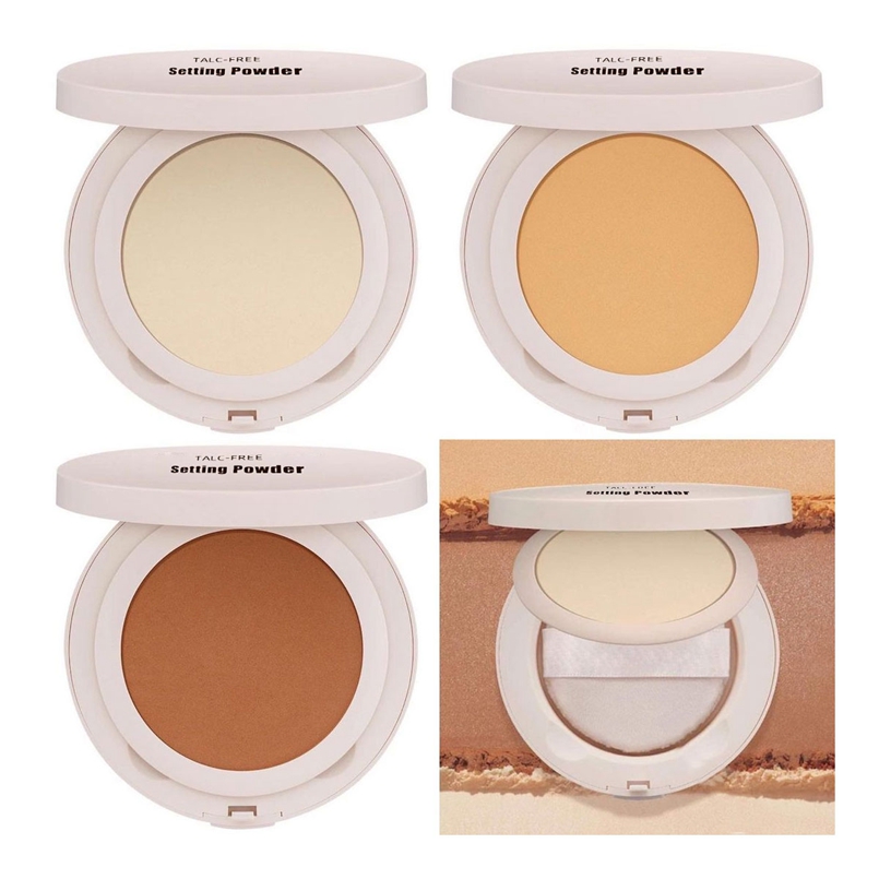 OEM Waterproof Oil-Control Full Coverage 2-in-1 Foundation &amp; Concealer Talc-Free 16HR Natural Finish Makeup Setting Powder