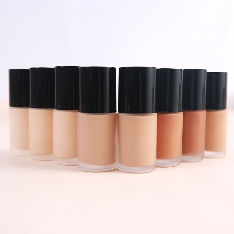 Custom Logo Vegan Waterproof Long Lasting Cream Foundation Full Coverage Concealer Sunproof Dewy Dark Women Private Label