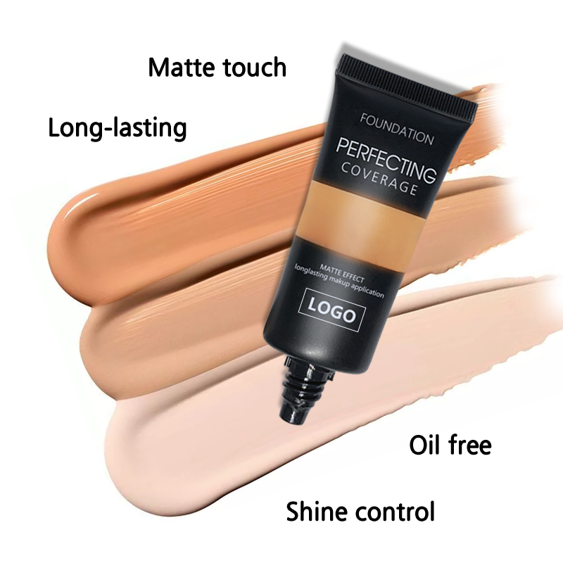 OEM Foundation Vegan Matte Waterproof Full Coverage Private Label Liquid Makeup Full Coverage Foundation