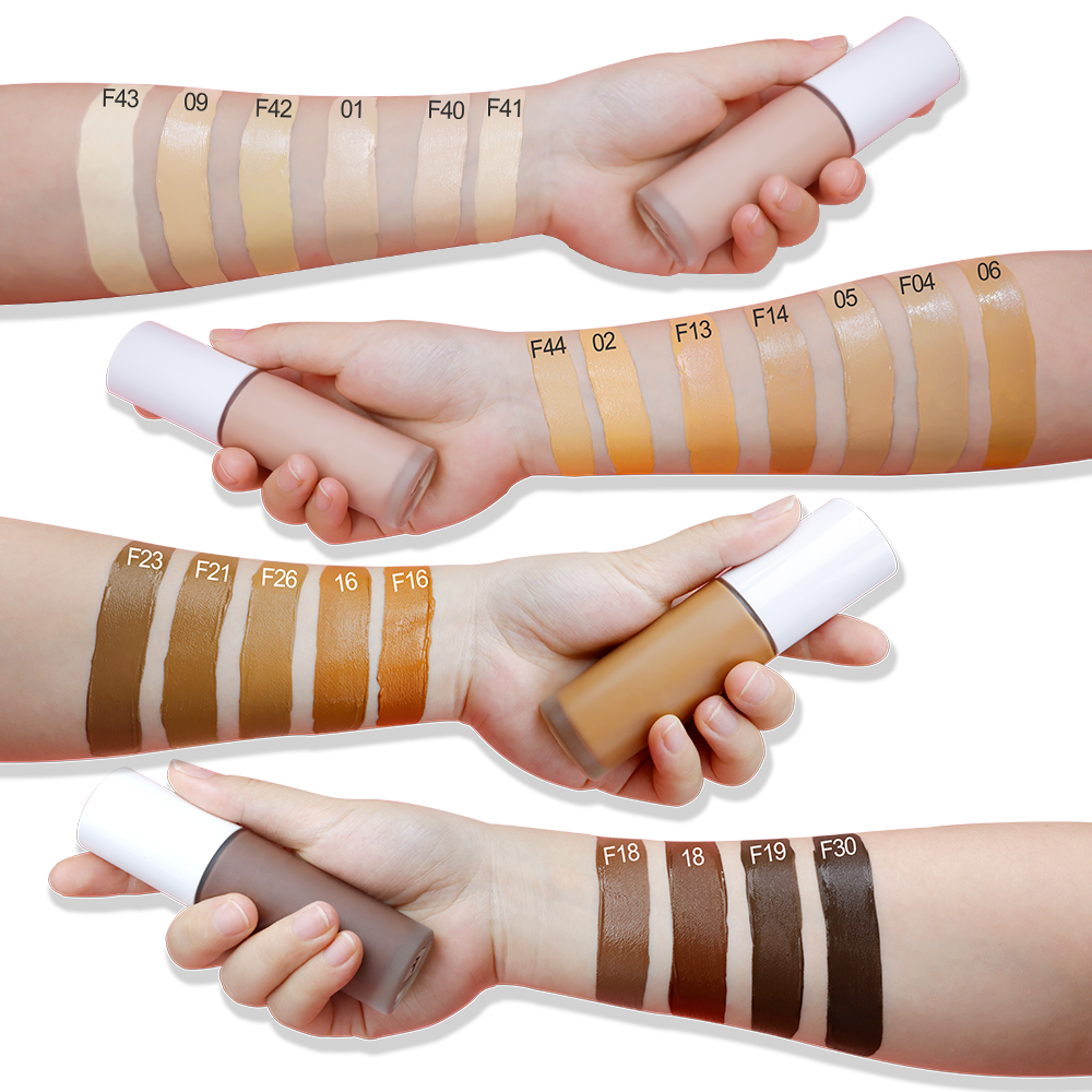 Full Coverage Matte Liquid Foundation Long Lasting Oil Control Waterproof Foundation For All Skin Types