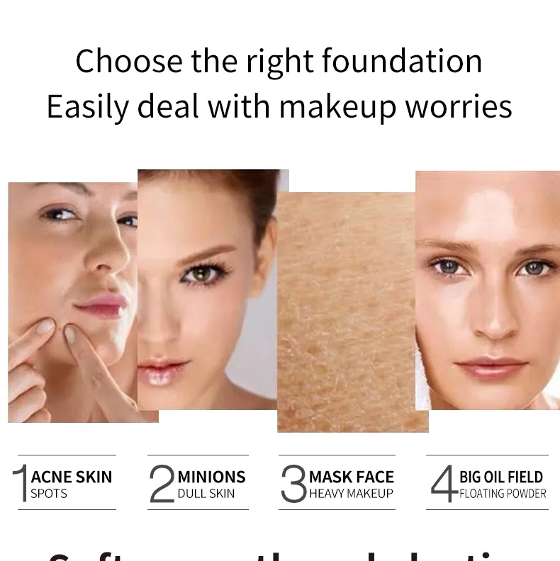 Waterproof Whitening Concealer Bb Cream Natural Nude Makeup Mushroom Air Cushion Foundation