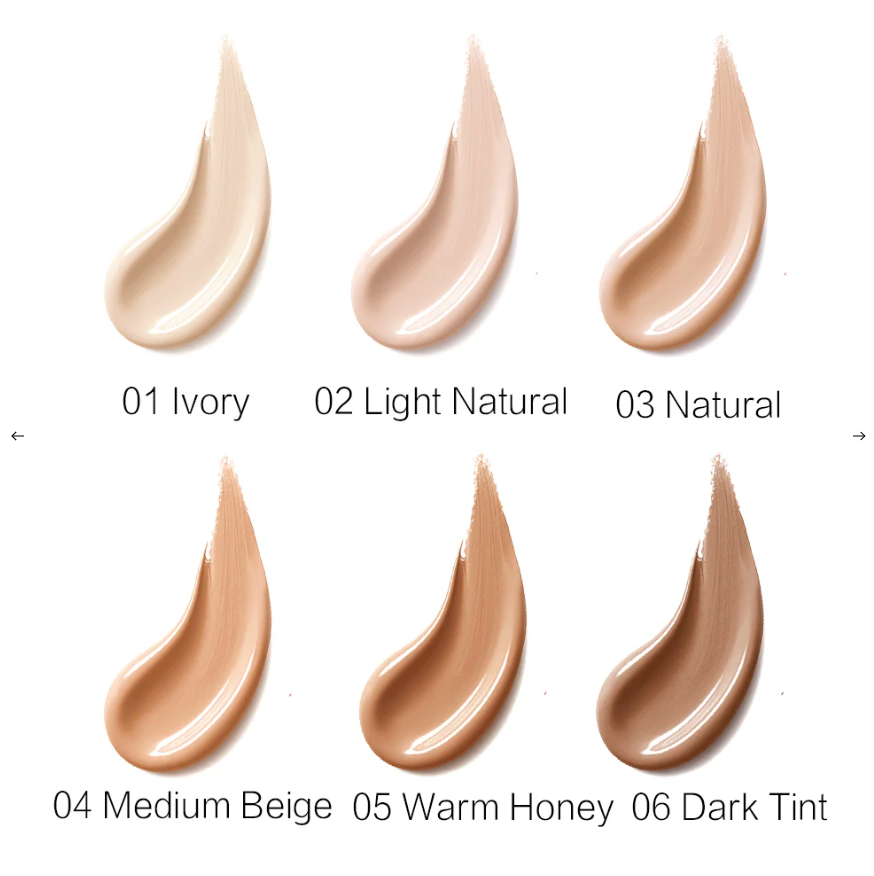 Matte Waterproof Liquid Foundation Vegan Cream Moisturizer Long-lasting Brightening Whitening Dark Oil-Control Anti-Blue 30ml