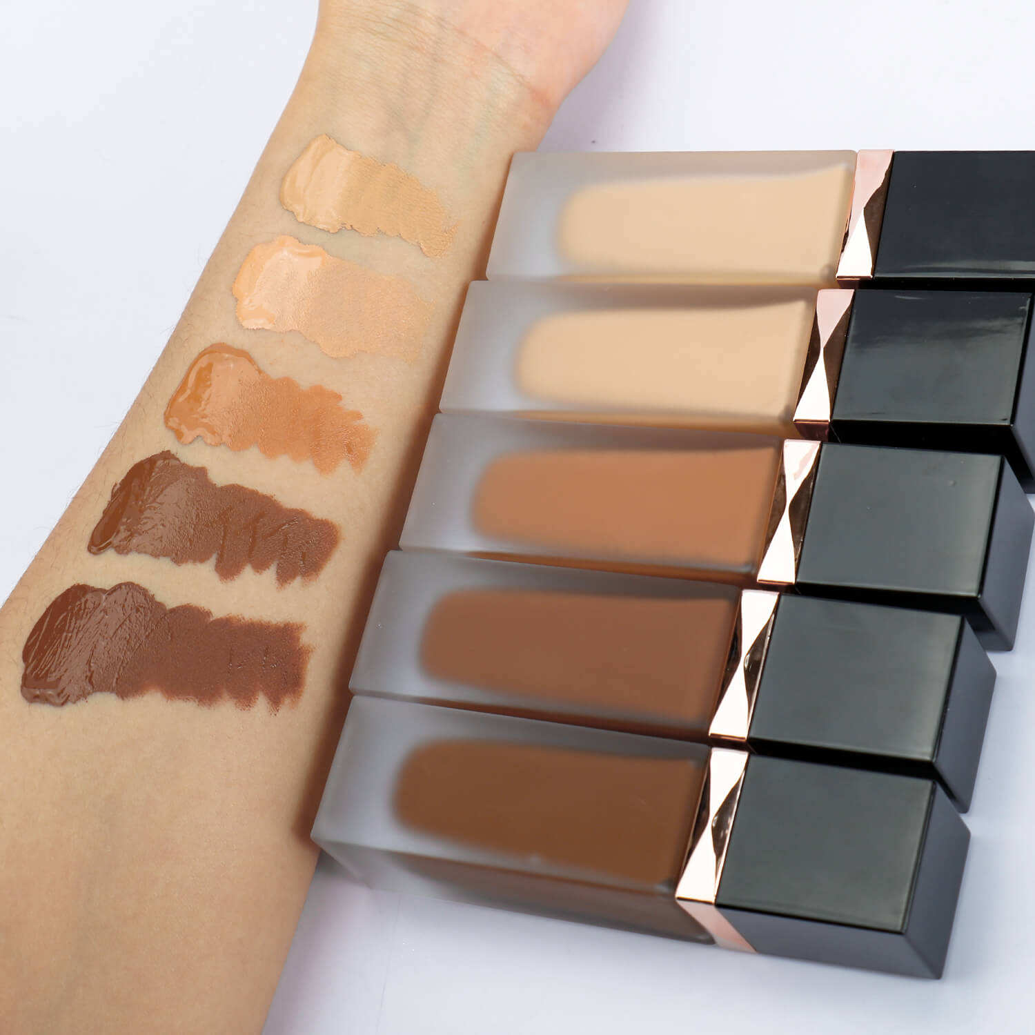 Custom Your Logo Makeup Foundation Face Foundation Waterproof Full Coverage Makeup Liquid Foundation