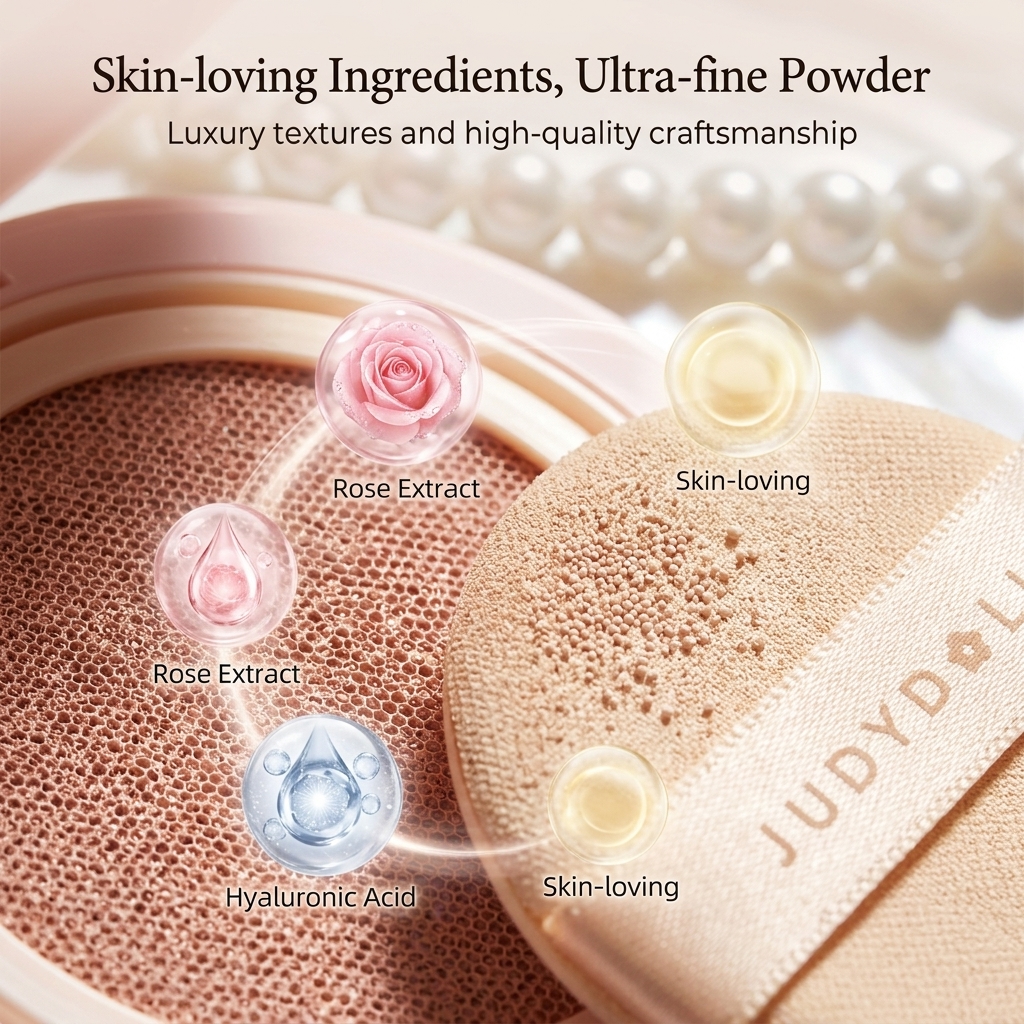Vegan Cruelty Free Organic Air Cushion Foundation Natural Plant Based BB Cream for Sensitive Skin Paraben Free Healthy Beauty