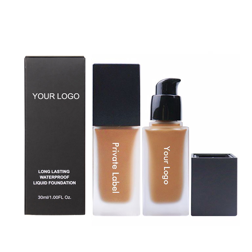 Wholesale Waterproof Long Lasting Natural BB Cream Lightweight Foundation Concealer SPF 30 Dark Skin Tones Liquid Foundation