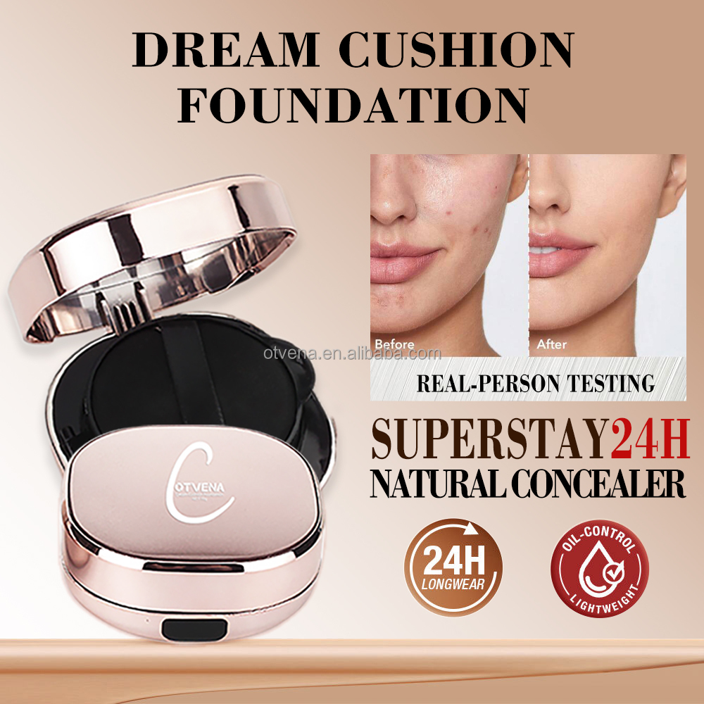 OTVENA Wholesale Waterproof Whiten Air Cushion Cc Bb Cream Women Makeup Skin Foundation Custom