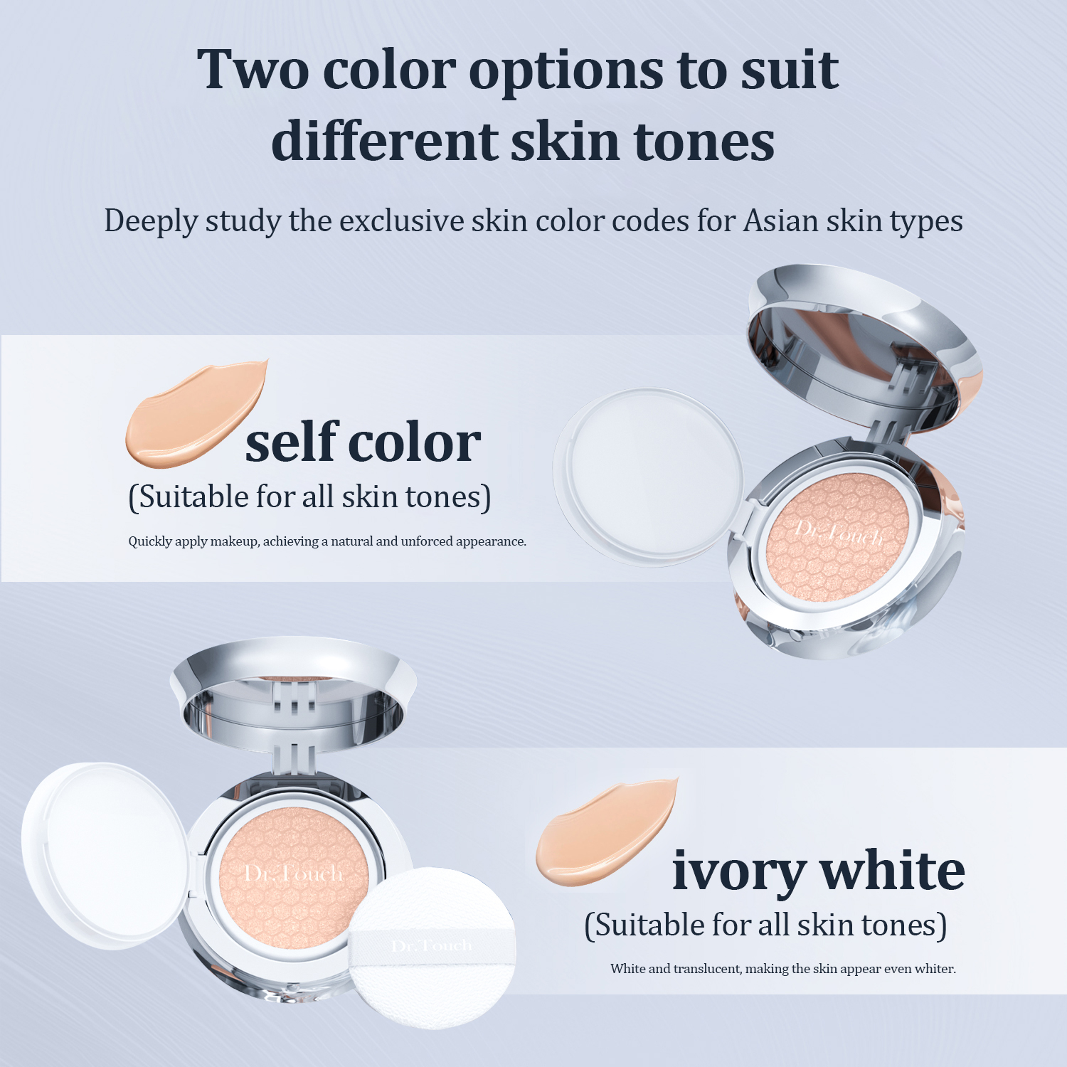 Private Label OEM Cushion Foundation Full Coverage Long Lasting Waterproof Oil Control Brightening Compact Makeup Foundation