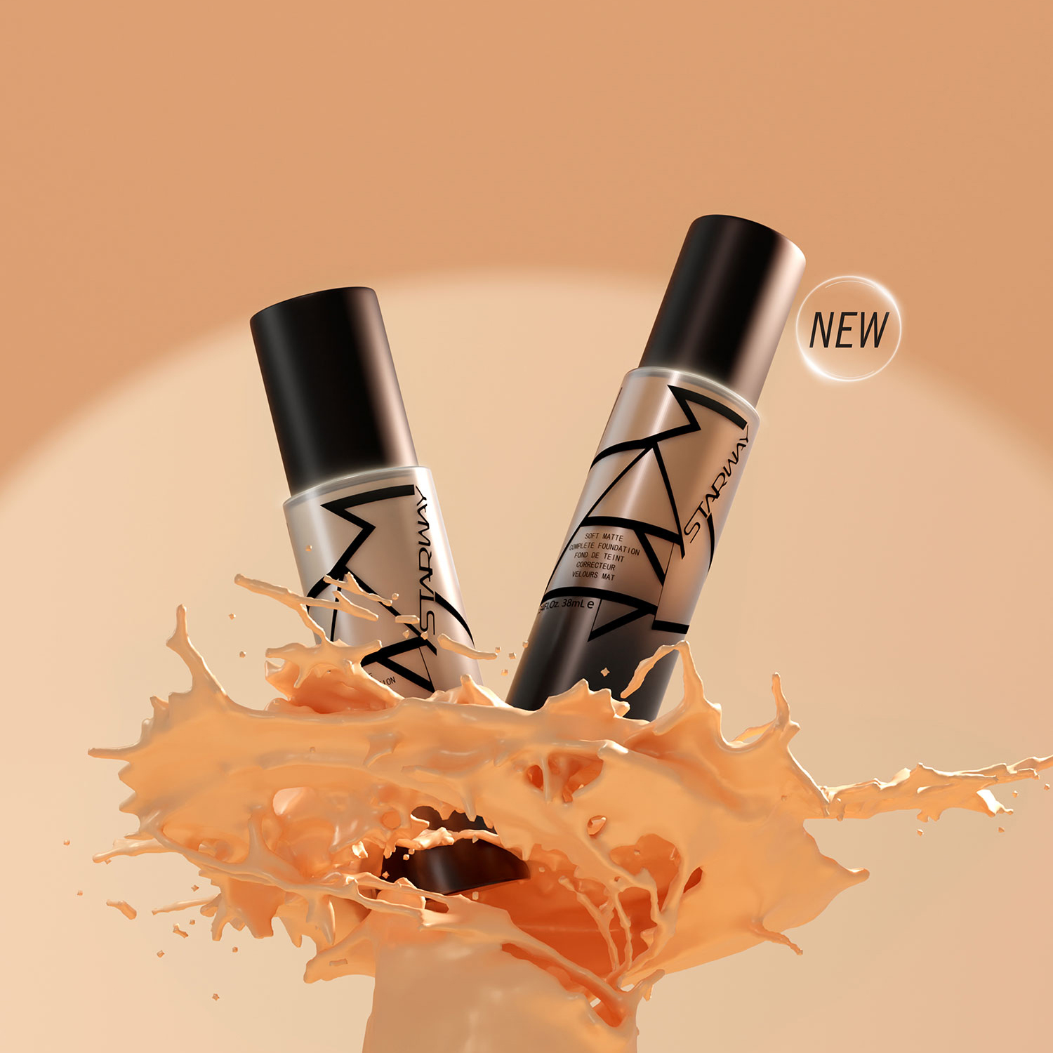 Custom Logo Serum Full Coverage Dewy Liquid Foundation Cream Face Liquid Makeup Vegan Foundation Full Coverage