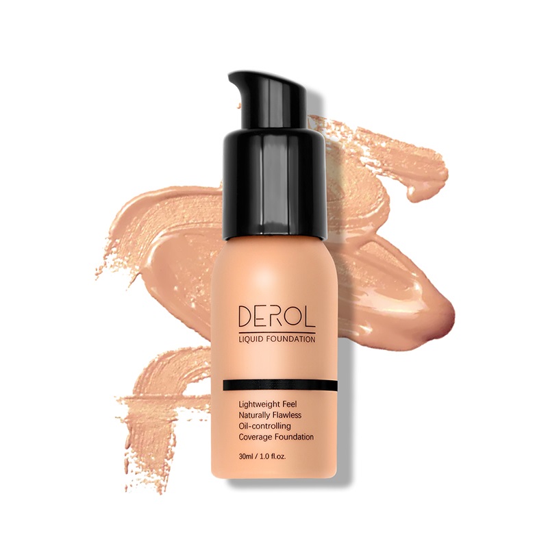 Low MOQ Retail Makeup Liquid Foundation for All Skin Types Oil Control Full Coverage Waterproof Long Lasting Matte Foundation