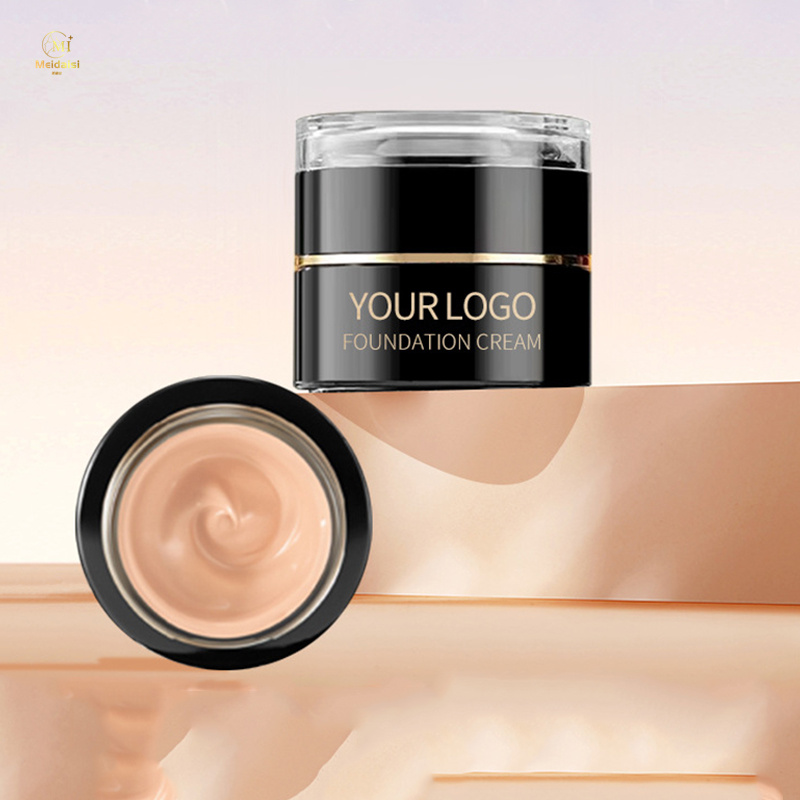 Wholesale Custom Full Coverage Foundat Private Label Waterproof Foundation Cream Natural Makeup Liquid Foundation