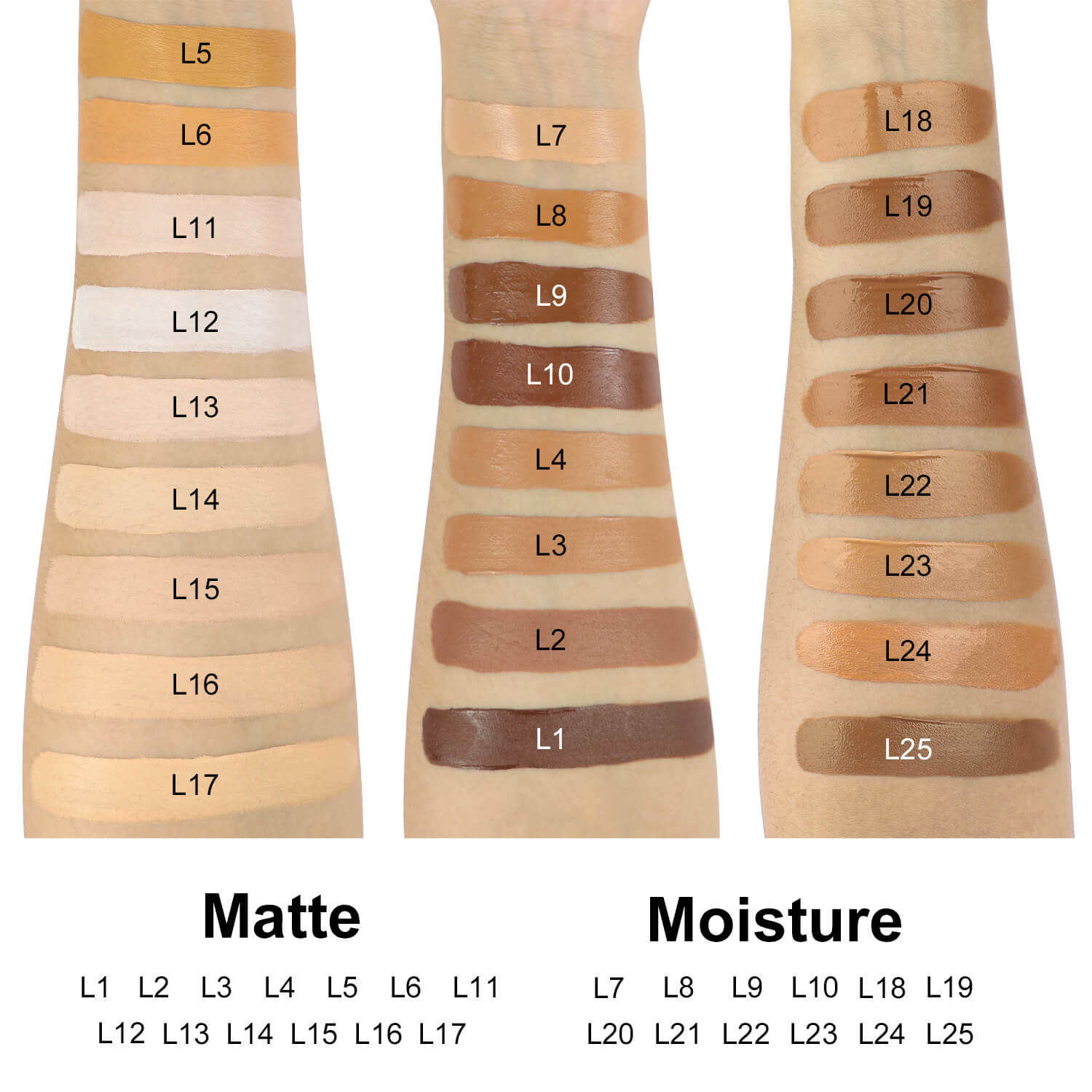 Custom Logo Vegan Waterproof Long Lasting Foundation Full Coverage Private Label Liquid Dewy Foundation for Dark Women