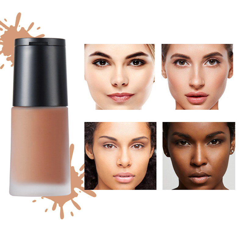 Foundation Liquid Full Cover Long Lasting Private Label Matte Waterproof Makeup Foundation