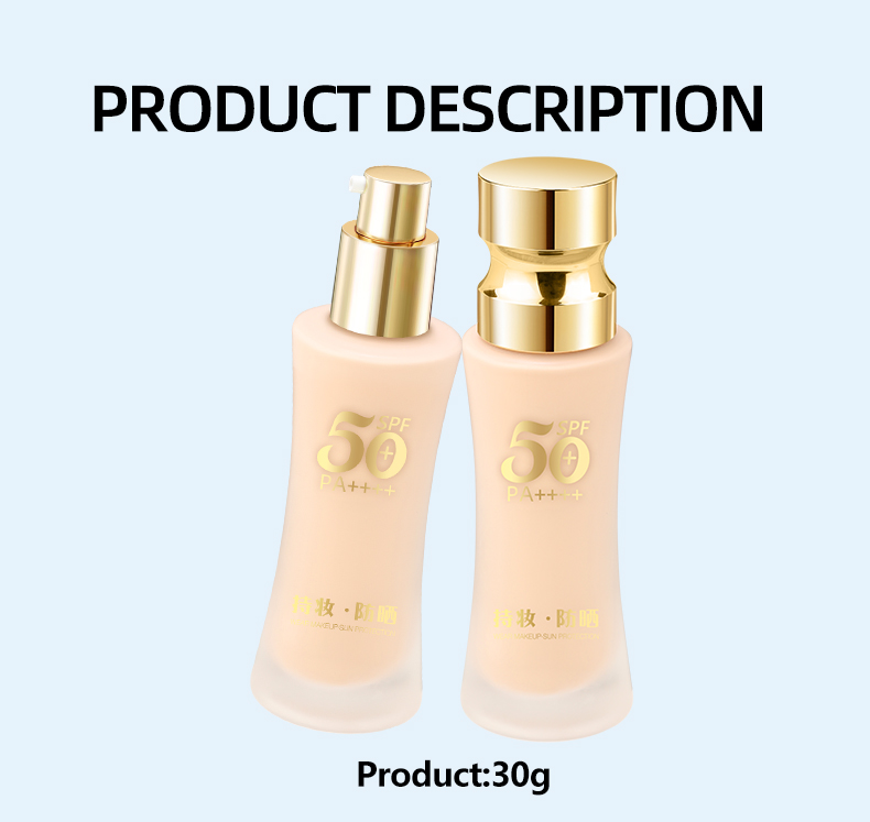 Waterproof Full Coverage BB Cream SPF Foundation Makeup Base Natural Coverage Private Label Bulk