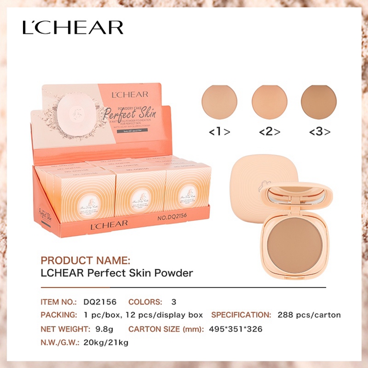 Waterproof Women Make up Foundation and Face Powder Compact Makeup Foundation Private Label