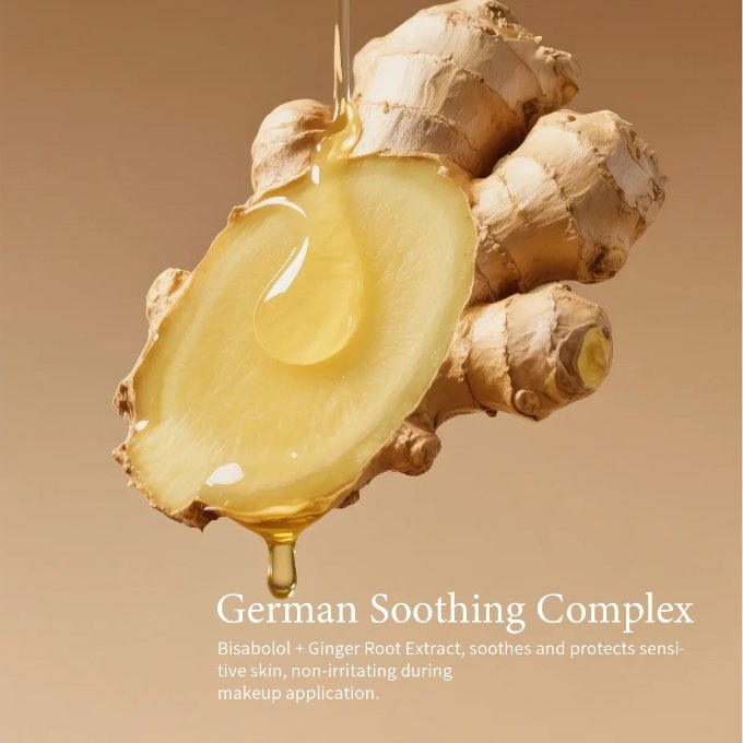 OEM/ODM Innovative Hydrogel Technology Zero Powdery Residue Sheer &amp; Natural Finish Sensitive Skin Soothing Anti-Aging Foundation