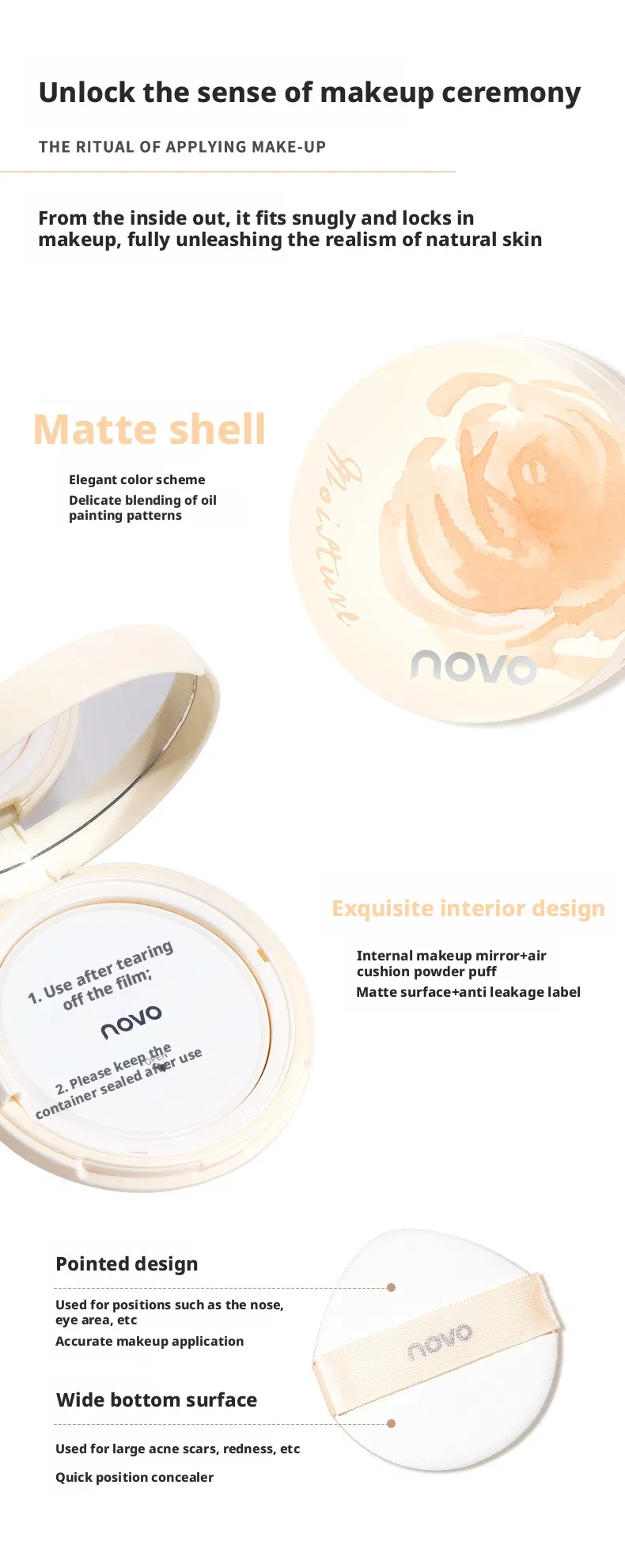 Breathable Light Silky Air Cushion Foundation