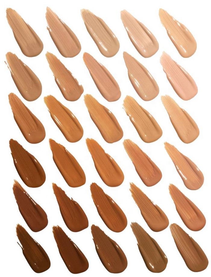 Your Logo 30ml Foundation Effortlessly Dewy Beeswax Nude Glass Bottle True Match Light Medium ZSPF50 Liquid Airbrush Foundation