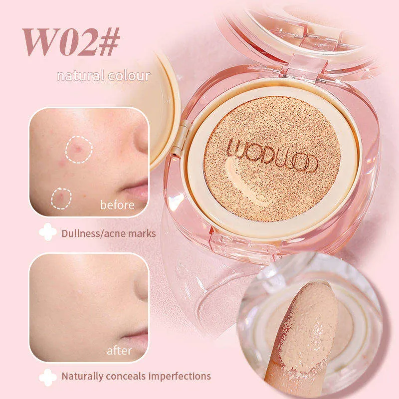 Custom Skin Nourishing Flawless Coverage Dewy Finish Long Wear Cushion Foundation