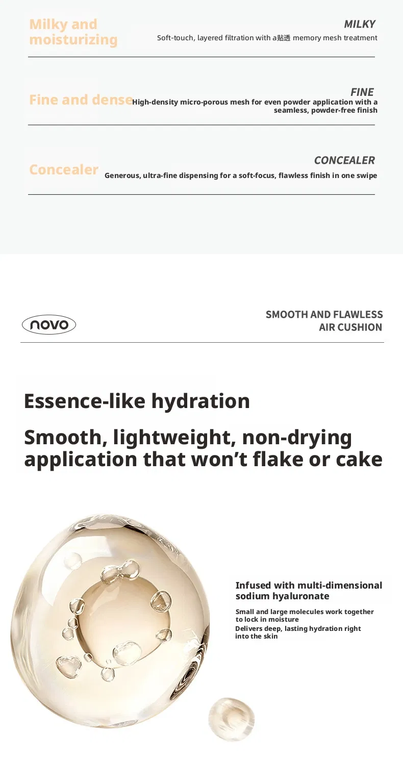 Breathable Light Silky Air Cushion Foundation