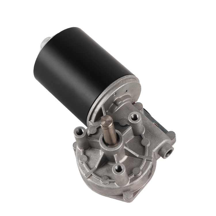 JW5975 Professional DC 24V Brush Permanent Magnet Worm Gearbox Motor 196RPM 44.19W for Boat Fan Smart Home Automation Appliances