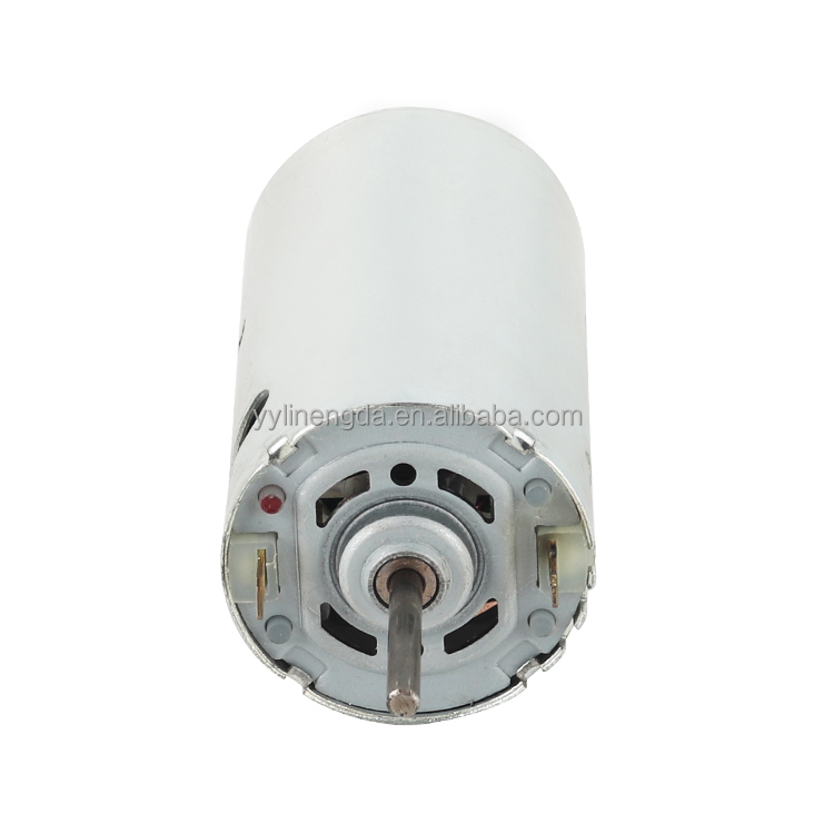 RS560/RS565 Customized Permanent Magnet 36mm Micro Brushed DC Motor 18V 16852RPM 82.39W for Home Appliance Fan Smart Home Use