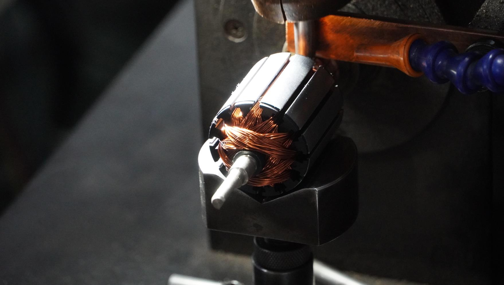 TQC motor spot welding precision manufacturing