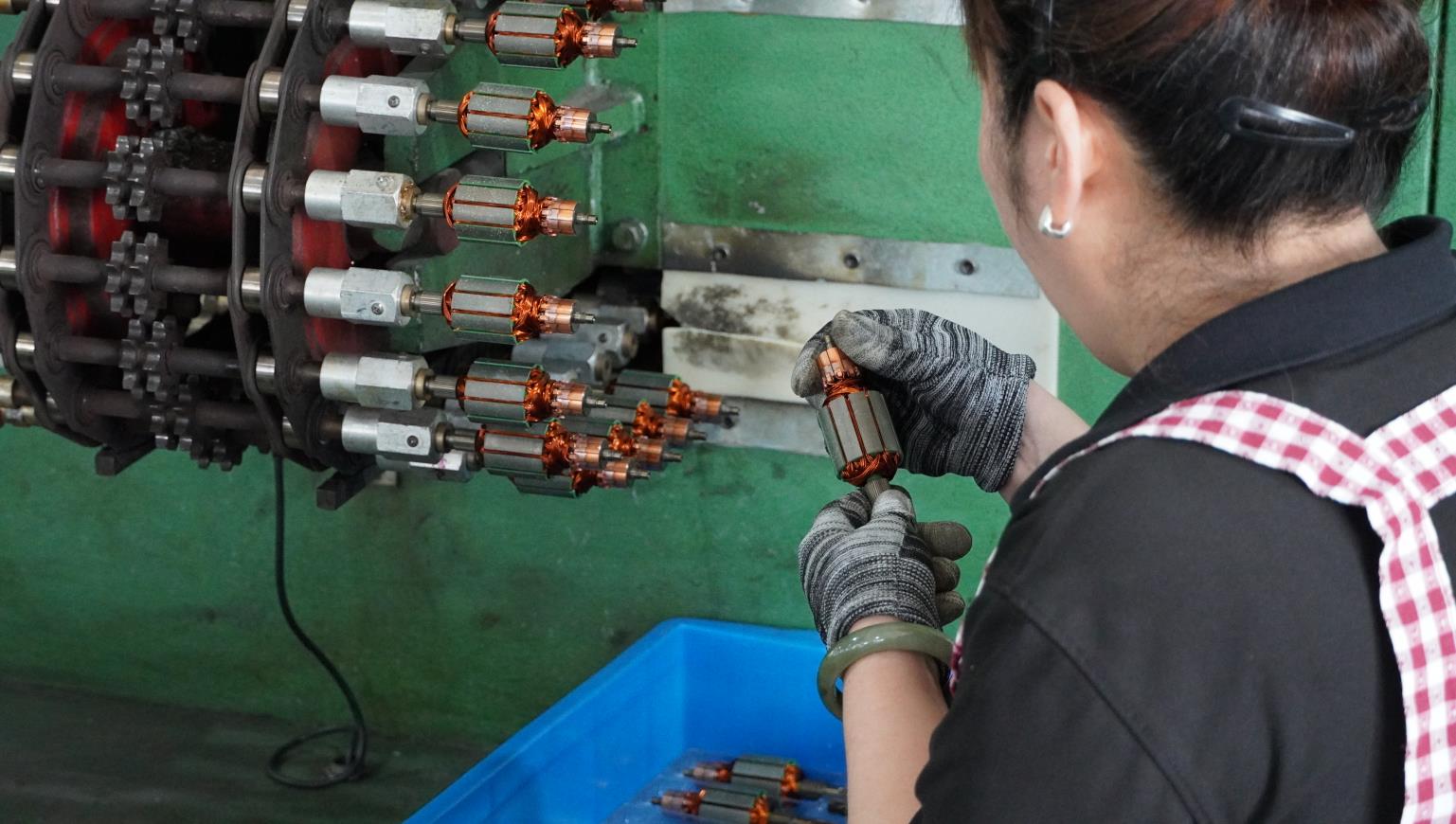 TQC rotor insulation treatment process