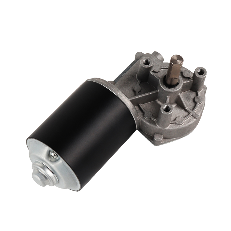 JW5975 Professional DC 24V Brush Permanent Magnet Worm Gearbox Motor 196RPM 44.19W for Boat Fan Smart Home Automation Appliances