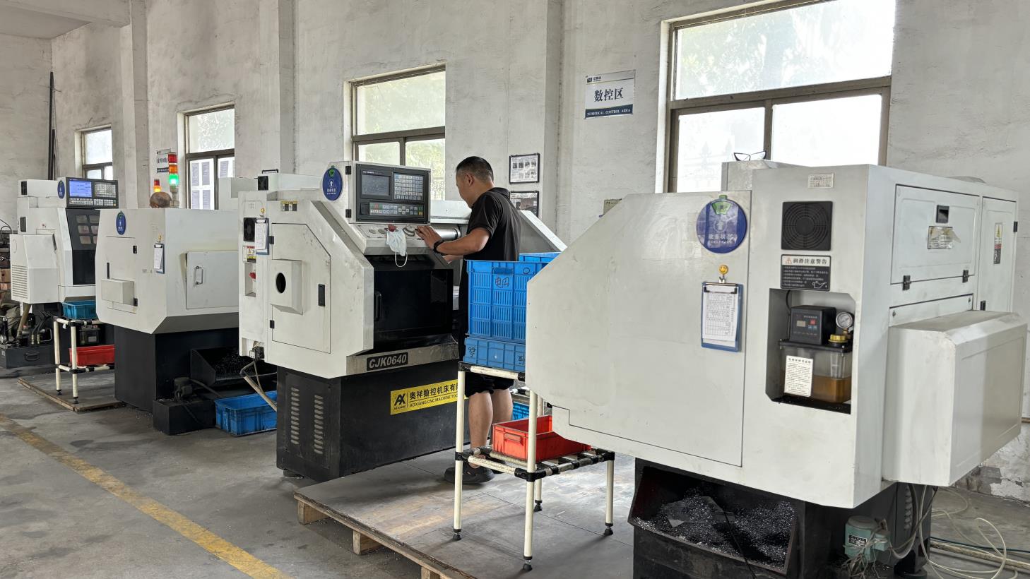 TQC CNC lathe precision machining for motor components