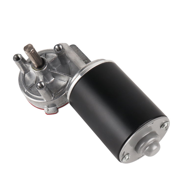 JW6490 Professional Brush DC 24V 109RPM 20.53W Permanent Magnet Worm Gearbox Motor for Fan and Smart Home Energy Appliances