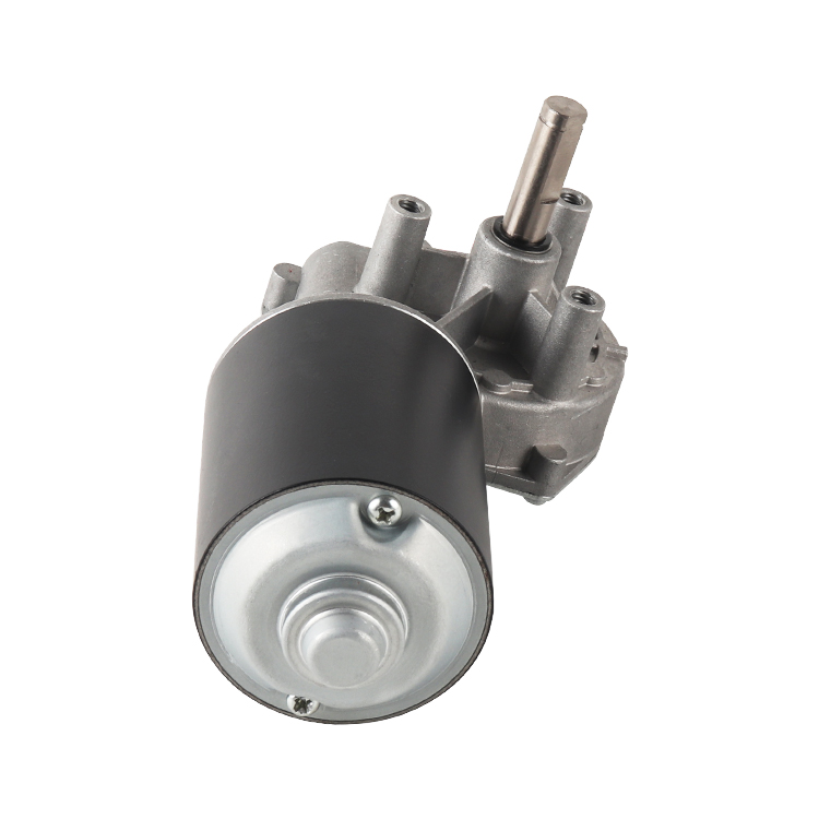 JW5975 Professional DC 24V Brush Permanent Magnet Worm Gearbox Motor 196RPM 44.19W for Boat Fan Smart Home Automation Appliances