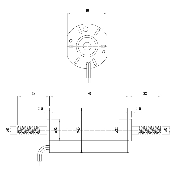 LF4580S LND Professional High Torque Permanent Magnet 24V 4020RPM 18.89W Brushed DC Motor 45mm Frame Home Appliance Home