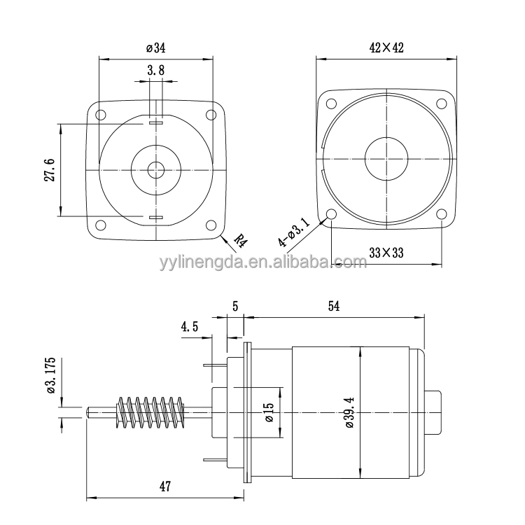 RS655DZ Multi-functional Permanent Magnet DC 29V 4005RPM 12.49W Micro Brushed DC Motor for Boat Fan Home Appliance Use