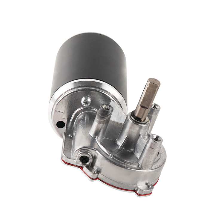 JW6490 Professional Brush DC 24V 109RPM 20.53W Permanent Magnet Worm Gearbox Motor for Fan and Smart Home Energy Appliances