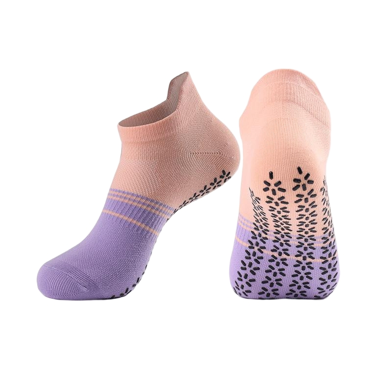 Custom Trendy Men's Dress Cotton Pilate Ankle Fashion Lady Terry Sports Socks