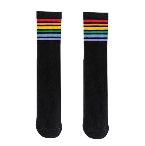 Custom Wholesale Summer Thin Breathable Mesh Knee High Kids Boy Girl Cotton Children School Tube Socks