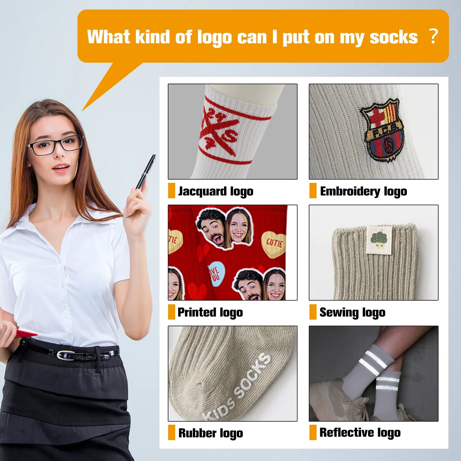 Factory Wholesale Cotton Hosiery Wear Casual Sock Custom Sport Socks Compression Crew Men Socks